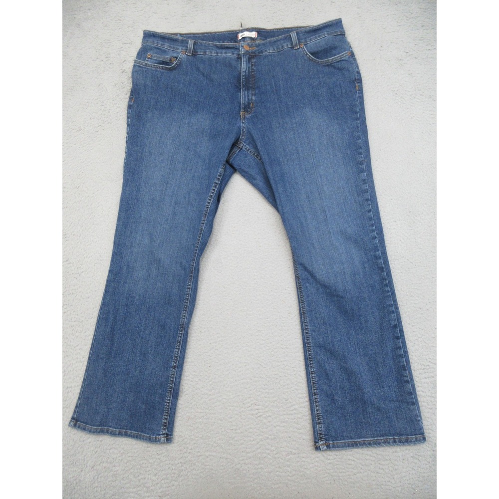 Dickies‎ Bootcut Jeans Womens 22W Regular Blue Stretch Denim Plus Size Everyday